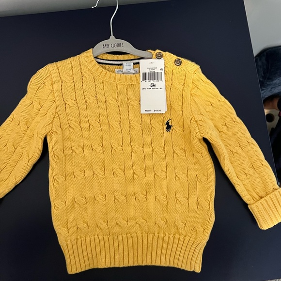 NWT Polo by Ralph Lauren Cable Sweater - Picture 1 of 1
